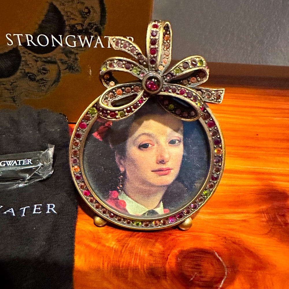 Jay Strongwater picture frame Swarovski crystals